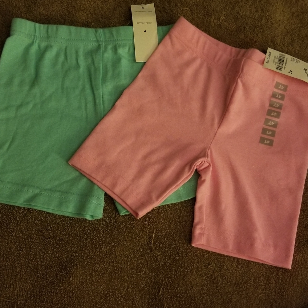 Toddlers Girl's Shorts (2) Size 4T NWT
